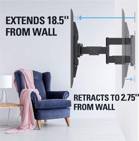 img 1 attached to 📺 Mounting Dream MD2298-XL: Universal Full Motion TV Mount for 42-86 Inch TVs, Easy Install on 16-24" Studs