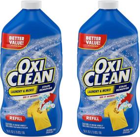 img 4 attached to 👕 OxiClean Набор для заполнения стирки - 56 унций (2 штуки): Средство для борьбы с пятнами для вашего белья!