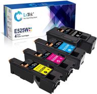 🖨️ lxtek remanufactured toner cartridge 4-pack (593-bbjx/bjju/bjjv/bjjw) for dell e525w e525 color laser printer logo