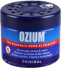 img 1 attached to 🏢 Ozium Air Freshener Gel for Home, Office, and Car - Original Scent, 4.5oz (127g), Single - Model Number: 804281