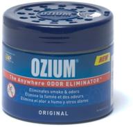 🏢 ozium air freshener gel for home, office, and car - original scent, 4.5oz (127g), single - model number: 804281 logo