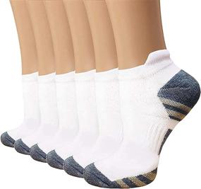 img 4 attached to 🧦 Copper Compression Socks - 6 Pairs for Men & Women | Circulation Arch Support, Plantar Fasciitis, Running, Ankle Socks