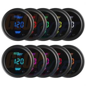 img 2 attached to 🌡️ GlowShift 10 Color Digital 300 F Transmission Temperature Gauge Kit - Ultimate Engine Monitoring Solution for Car & Truck - Multi-Color LED Display - Includes Electronic Sensor - Tinted Lens - 2-1/16" (52mm)