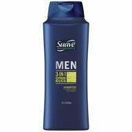 🍊 suave men citrus rush 3-in-1 shampoo conditioner body wash - gentle cleansing and conditioning with keratin and glycerin - 28 oz logo