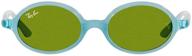 🕶️ stylish and protective: ray-ban kids' rj9145s oval sunglasses logo
