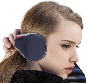 img 1 attached to 🧥 Foldable Warmers: Adjustable Waterproof Earmuffs