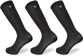 img 4 attached to 🧦 Tundra Wolf 80% Wool Socks 3-Pack - Ultra-Thin & Insulated Thermal Socks