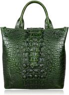 👜 pijushi crocodile designer satchel handbags and wallets for women - enhancing style and functionality logo