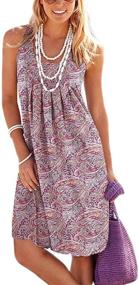 img 3 attached to 🌺 Jouica Feminine Floral Sundress: Stylish Women's Clothing for Beachwear & Poolside
