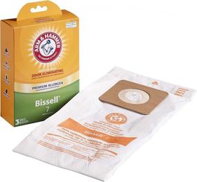 img 2 attached to 🧹 Arm & Hammer Bissell Style 7 Premium Allergen Vacuum Bags (Pack of 3) – White | Top-Quality Cleaning Solution