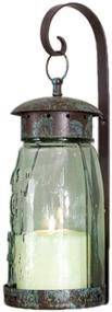 img 1 attached to Enhance Your Space with the Colonial Tin Works Quart Mason Jar Hanging Wall Sconce