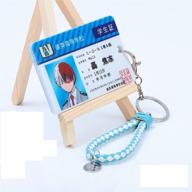 🔑 todoroki cosplay keychain: academic holder logo