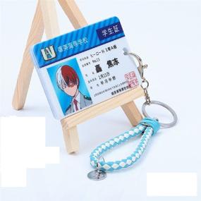 img 1 attached to 🔑 Todoroki Cosplay Keychain: Academic Holder