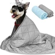 keep your pets cool and comfortable with the dog cooling blanket (2 pack) - breathable ice silk fabric for summer sleeping and air-conditioned rooms logo