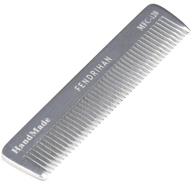 🪥 sturdy metal fine tooth barber pocket grooming comb - fendrihan small 4.6 inch: a perfect essential for precision styling logo