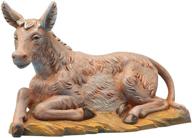 🐴 5-inch fontanini by roman seated donkey nativity figurine: exquisite addition for your christmas decor logo