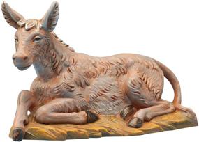 img 1 attached to 🐴 5-Inch Fontanini by Roman Seated Donkey Nativity Figurine: Exquisite Addition for Your Christmas Decor