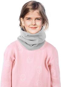 img 1 attached to Warmer Gaiter Fleece Winter Windproof Girls' Accessories