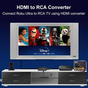 img 1 attached to 📺 HDMI к RCA конвертер для старого телевизора: AV адаптер для Apple TV, Roku, Chromecast и других.