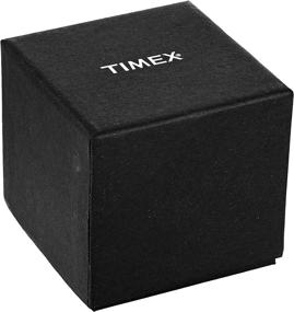 img 2 attached to Timex TW2P63400AB Оригинальные часы с золотистым оттенком и кожаным ремешком