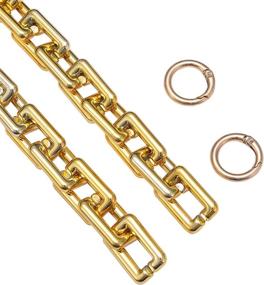 img 2 attached to Bold & Golden: Stiesy Chunky Acrylic Purse Straps for Stylish Handbag Decoration