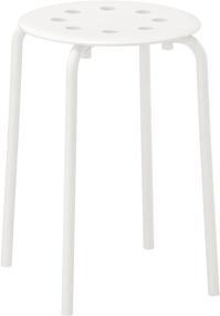 img 4 attached to IKEA White Stool: Affordable and Stylish Furniture Piece