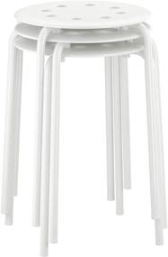 img 3 attached to IKEA White Stool: Affordable and Stylish Furniture Piece