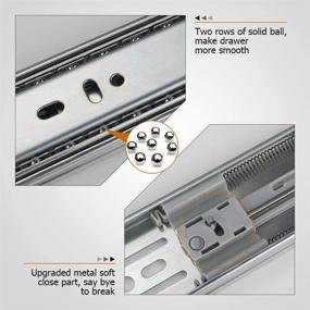 img 2 attached to Heavy Metal Pairs Drawer Slides: Smooth and Sturdy Storage Solution