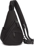 👜 versatile canvas sling bag crossbody 6881: stylish and practical leaden backpacks logo