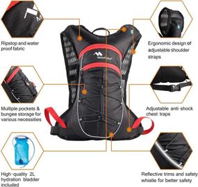 img 2 attached to Mobihome Insulated Hydration Backpack: 🥤 Keep Liquid Cool for 4 Hours!