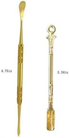 img 2 attached to 🔧 Lmbros Wax Carving Tool Set - Premium Stainless Steel Tools for Wax Sculpting (3pcs) in Brilliant Gold