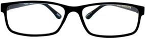img 2 attached to 🔎 Select-A-Vision Flex 2 Lightweight Flexible Rectangular Readers, Black, 1.50: Enhance your Vision with Sleek Flexibility