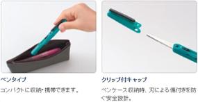 img 3 attached to ✂️ RayMay Blue Pen Style Portable Scissors Pencut: Compact Cutting Tool on the Go