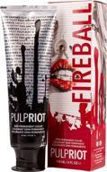 🔥 яркий fireball 4 унции: полуперманентный краситель для волос pulp riot для интенсивных цветовых преобразований. логотип