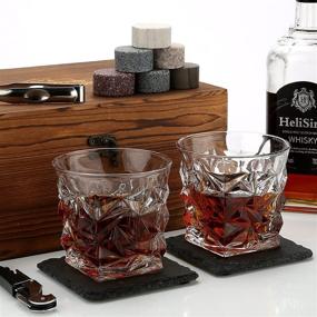 img 3 attached to The Perfect Whiskey Gift Set: Whiskey Stones Glass Collection