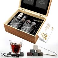 the perfect whiskey gift set: whiskey stones glass collection логотип