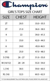 img 1 attached to Champion Classic Sleeve Clothing X Large Girls' Clothing for Tops, Tees & Blouses