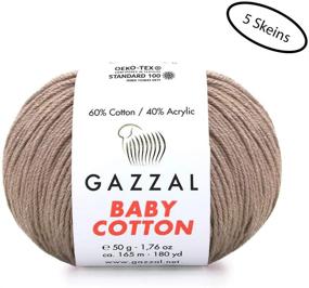 img 1 attached to Skein Total Gazzal Cotton Light Knitting & Crochet and Yarn