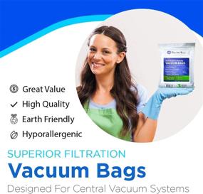 img 2 attached to Central Vacuum Systems ELH3: Pack 🧹 of 3 Disposable Basics HEPA Filtration Bags