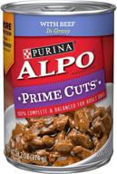 🐶 purina alpo prime cuts in gravy wet dog food for adult canines - (12) 13.2 oz. cans logo