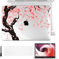 🌸 batianda hard shell case for macbook pro 16 inch 2019 a2141 - cherry blossom logo