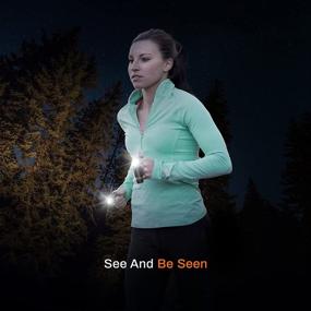 img 2 attached to Knuckle Lights Colors - LED Running Light for Runners, Joggers, Dog Walking, Camping & Hiking. Alternative to Headlamps with Unique Flashlight Design. Enhance Your Night Reflective Running Gear with This Great Addition