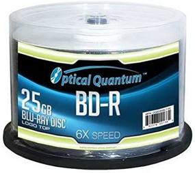 img 2 attached to Optical Quantum OQBDR06LT-50 6X 25 GB BD-R Single Layer Blu-Ray Recordable Blank Media: High-Quality Logo Top, 50-Disc Spindle for Superior Data Storage