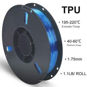 img 3 attached to 🖨️ 1 TPU Filament: High-quality Additive Manufacturing Supplies for 3D Printing