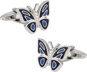 img 4 attached to Cuff Daddy Butterfly Cufflinks Enamel Presentation