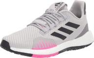 adidas girls pulseboost sneaker black women's shoes and athletic logo