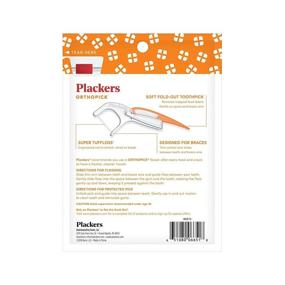 img 1 attached to 🦷 Plackers Orthopick Flosser for Braces - Value Pack of 4 (Each with 36 Flossers)