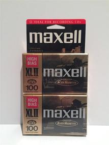 img 1 attached to 📼 MAXELL XL II 100 Audio Cassette Tape - (Pack of 2) | Discontinued by Manufacturer - Limited Stock!