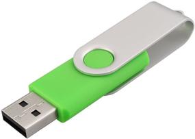 img 1 attached to Флеш-накопители USB KALSAN 32 ГБ 3 шт - Синий, Зеленый, Оранжевый | Высококачественное хранение с интерфейсом USB 2.0