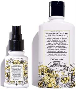 img 1 attached to Poo-Pourri Original Citrus Refill Bottles - 9-Ounce & 1.4-Ounce Compact Refillable Bottle